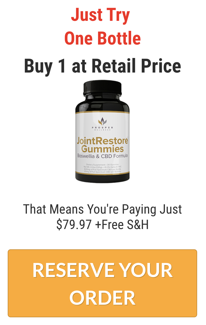 Joint Restore Gummies - 1 Bottle